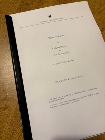 reader's
                        report